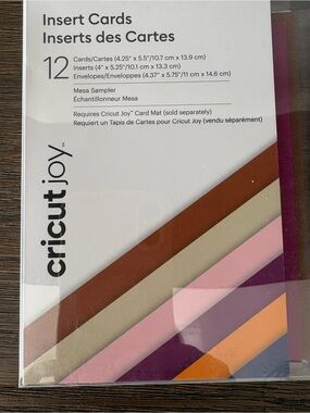 Cricut Joy Insert Cards - Mesa Sampler (12 Pack) - Multicolor